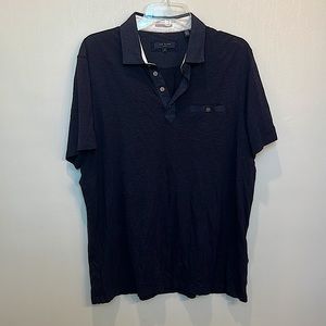 Ted Baker London • Polo Shirt • Short Sleeved • Navy Blue